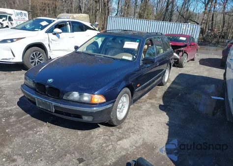 2000 BMW 528Ia Sport из США, поврежденный, VIN WBADP6341YBV64557